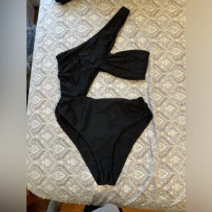 Lovers & Friends Black Swimsuit size Large with Cut out